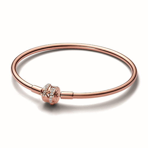 Pandora - Bracelet fermoir étoile filante et zircons cubiques transparents - Bijoux Etoile