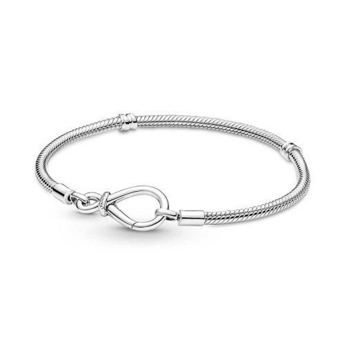 Alliage Argent Perle Charm pour Bracelet maille serpent-BLANCHE STRASS BLANC 