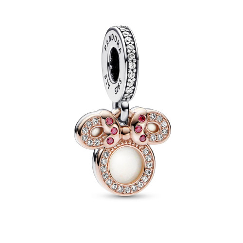 Pandora - Charm Pendant Double Disney Silhouette de Minnie - Nouveaute bijoux femme