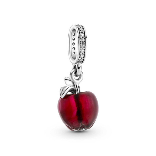 Pandora - Charm Pendant Pomme Rouge Verre de Murano Pandora Moments - Bijoux Pandora