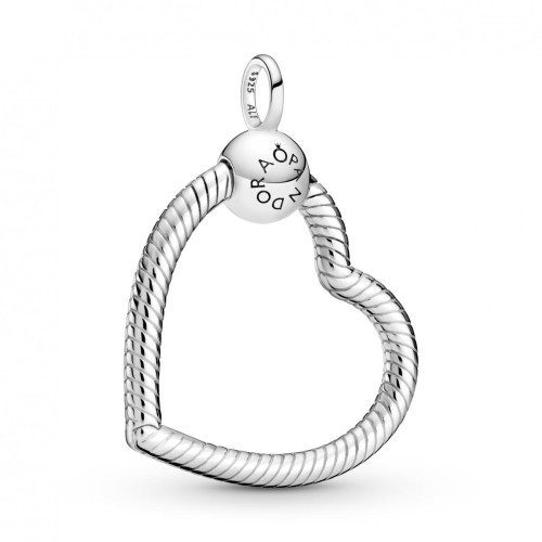 Pandora - Pendentif à Charm Cœur maille serpent Pandora Moments - Bijoux Pandora - Collection Symboles