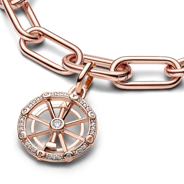 Médaille Pandora Femme Métal doré à l'or rose fin 585/1000 783063C01