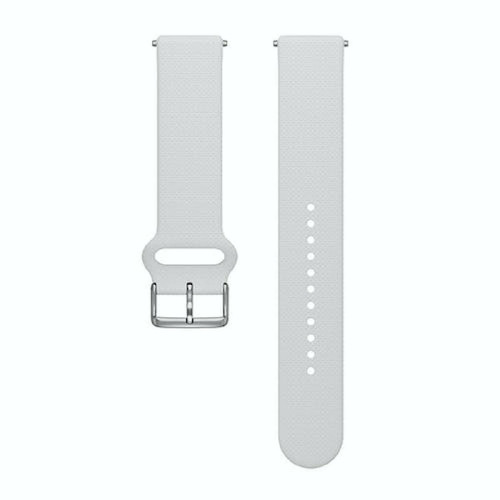 Bracelet Montre Polar Wb 20 Mm Silicone Blanc S-L T