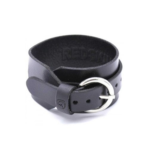 Bracelet Redskins 285100 - Bracelet Cuir Noir Homme