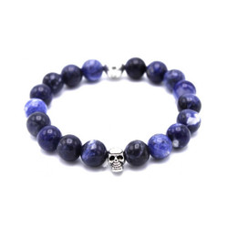 Bracelet Redskins 285118 - Bracelet Perle Bleu Homme