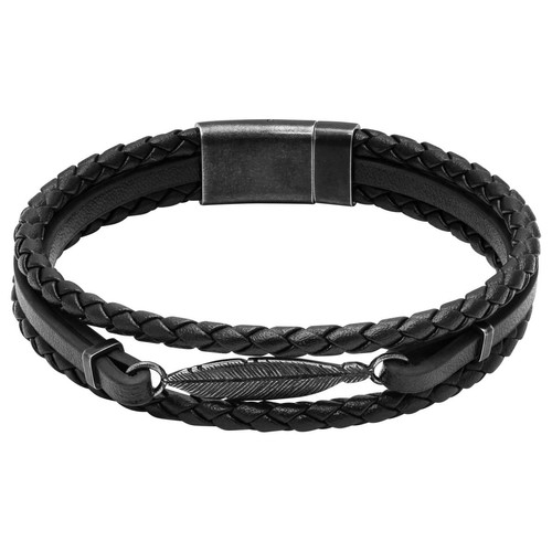 Rochet - Bracelet HB751 - Bracelet Cuir Noir