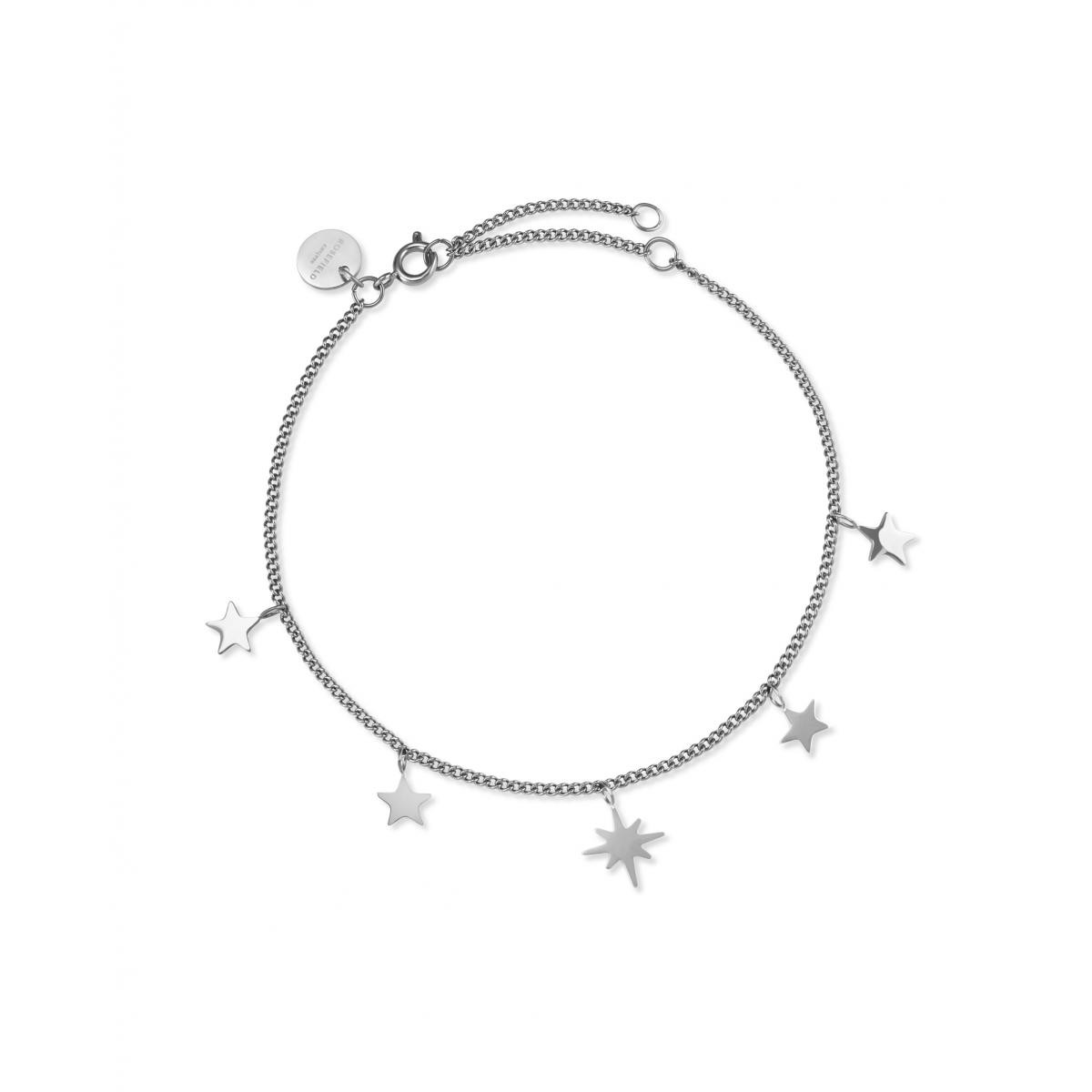 Promo : Bracelet Rosefield MUSBS-J228 - Collection THE LOIS multi étoiles Acier Ajustable Femme