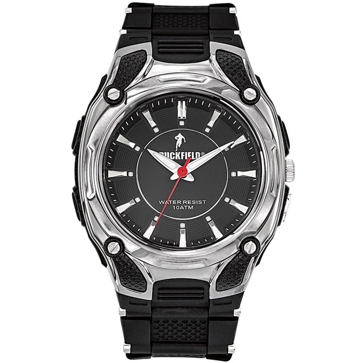 Montre Ruckfield 685029 - Analogique Silicone Noir Homme