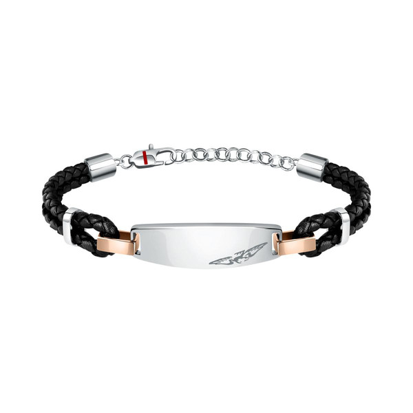 Bracelet Homme Sector Bijoux SZV75 - Cuir Noir