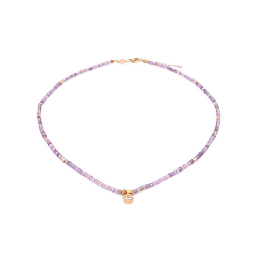 Sloya - Collier et pendentif Sloya COLUKU02 - Bijoux Violets