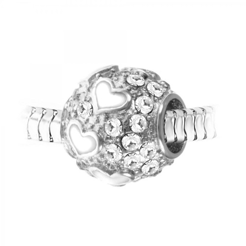 So Charm Bijoux - Charm perle orné de cristaux de Bohème par SC Crystal - So charm promotions