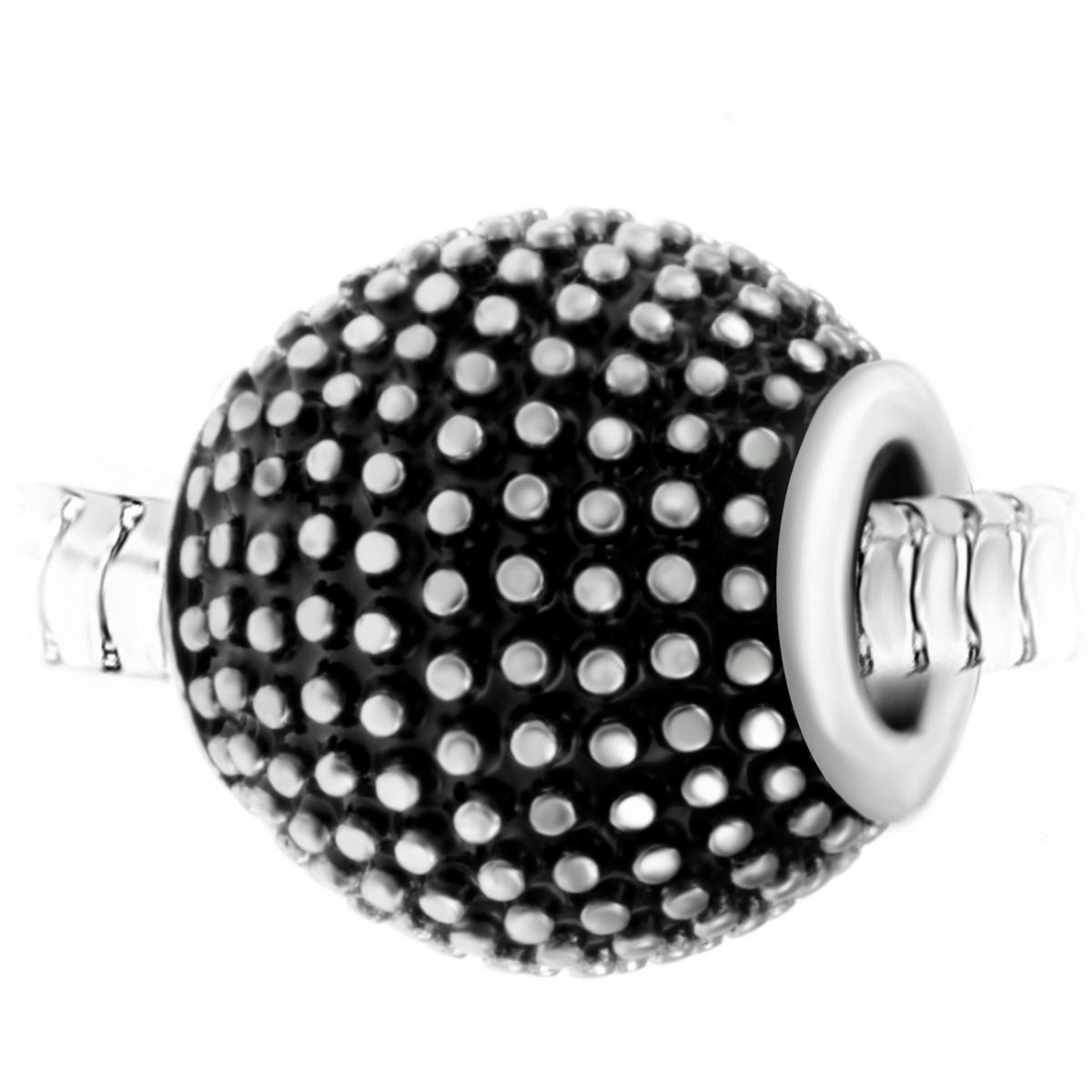 Promo : Charm perle en acier par SC Crystal BEA0217