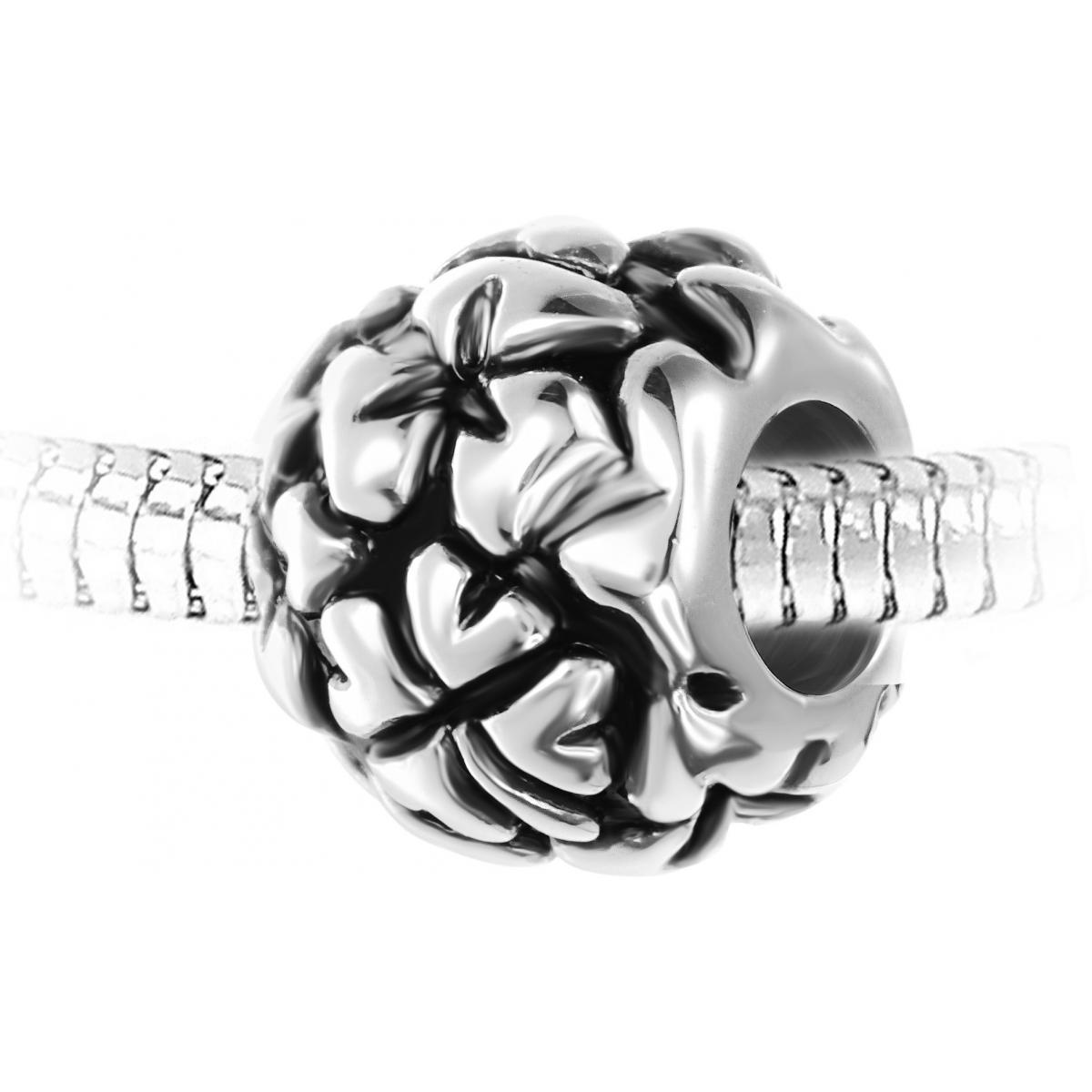 Promo : Charm perle acier par SC Crystal BEA0263