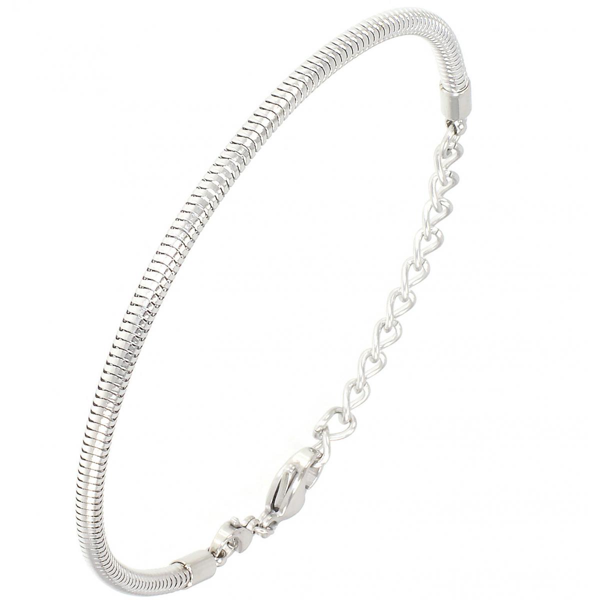 Promo : Bracelet acier pour charms perles par SC Crystal SB050