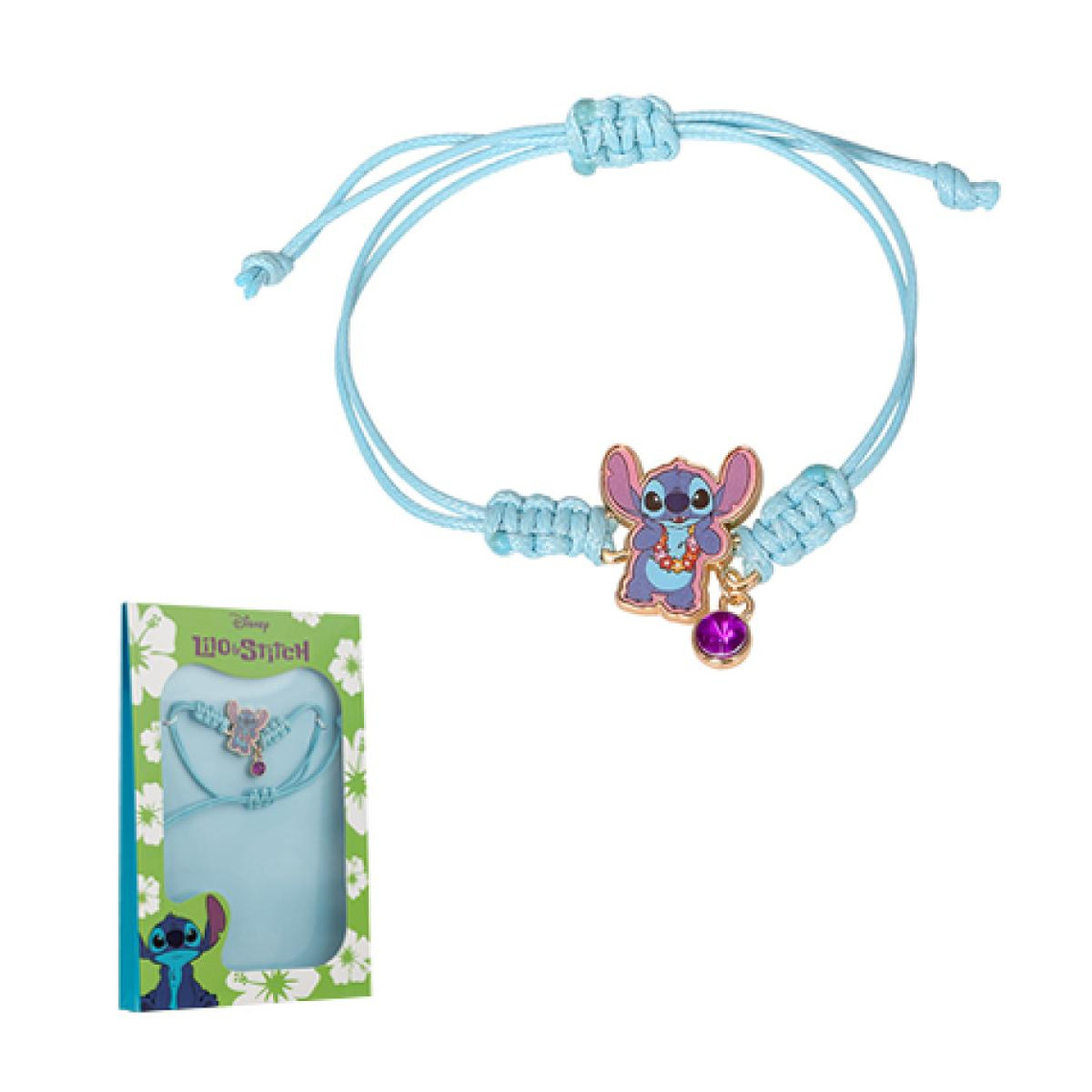 Bracelet stitch lilo bleu bijoux fantaisie mode enfant femme