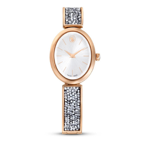 Swarovski Montres - Montre femme  Swarovski 5656851 Crystal Rock Oval - Bracelet Acier Argent - Swarovski montre