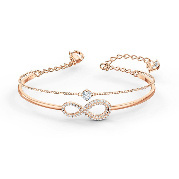 Bracelet Swarovski 5518871 - Bracelet or doré infini Femme