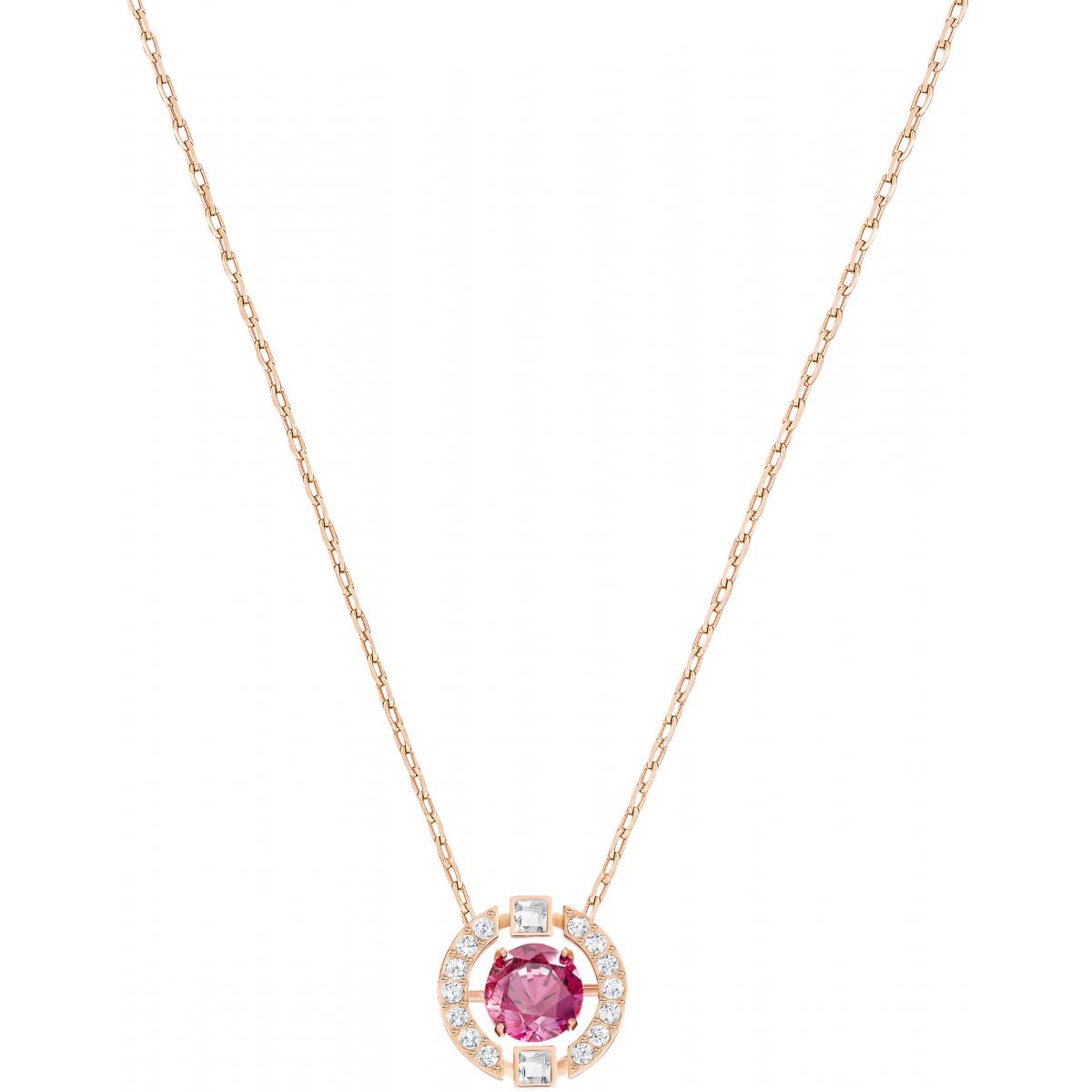 Collier et pendentif Swarovski 5279421 - Collier et pendentif Acier Cristal Rose Femme