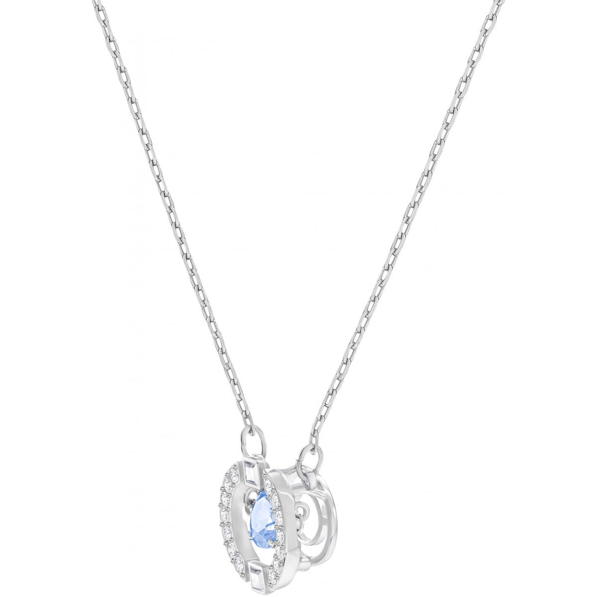Collier et pendentif Swarovski 5279425 - Collier et pendentif Acier Cristal  Bleu Femme