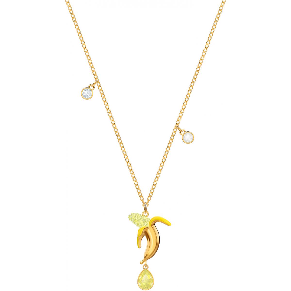 Promo : Collier et pendentif Swarovski 5457504 - Collier et pendentif Banane Femme