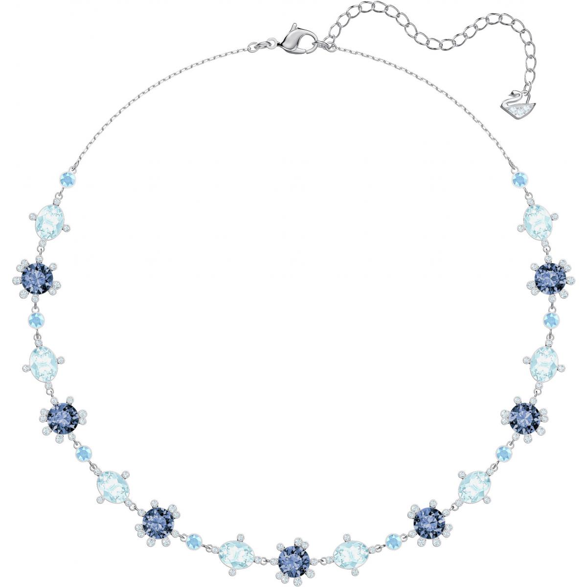 Collier et pendentif Swarovski 5480481 - Collier et pendentif Cristaux Bleus et Blancs Femme