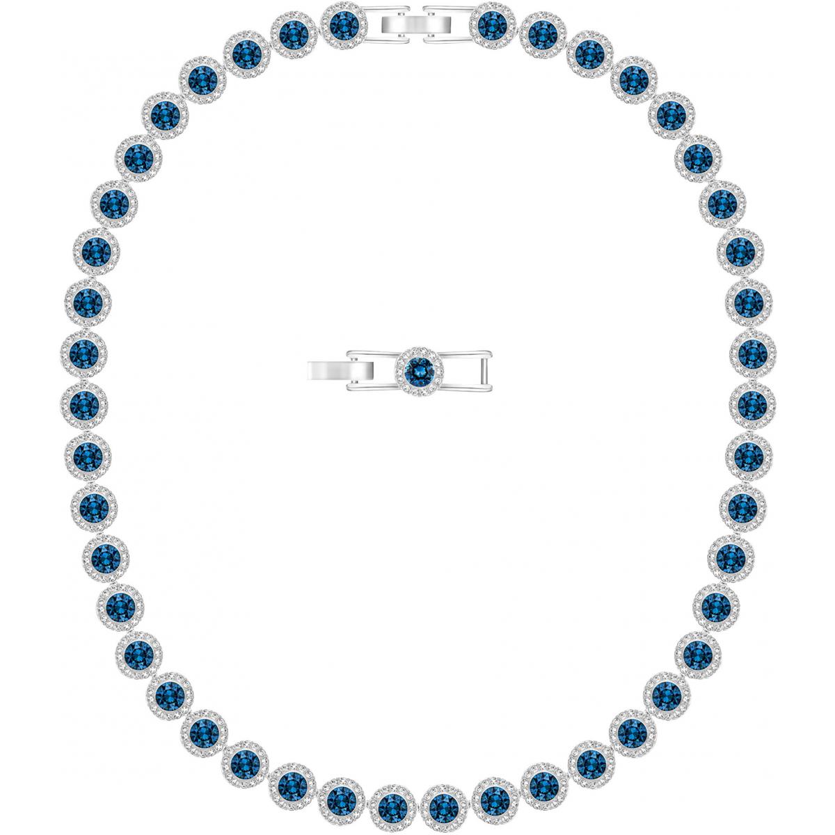 Collier et pendentif Swarovski 5482698 - Collier et pendentif Cristaux Bleus Femme