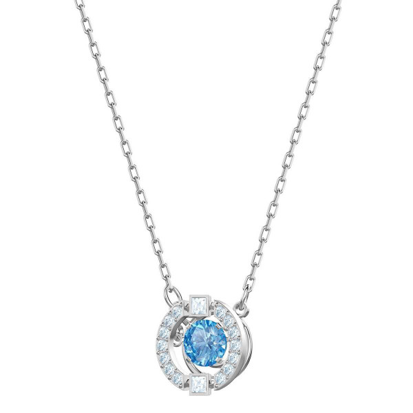 Collier et pendentif Swarovski 5480485 - Collier et pendentif Set Cristaux Bleus Femme