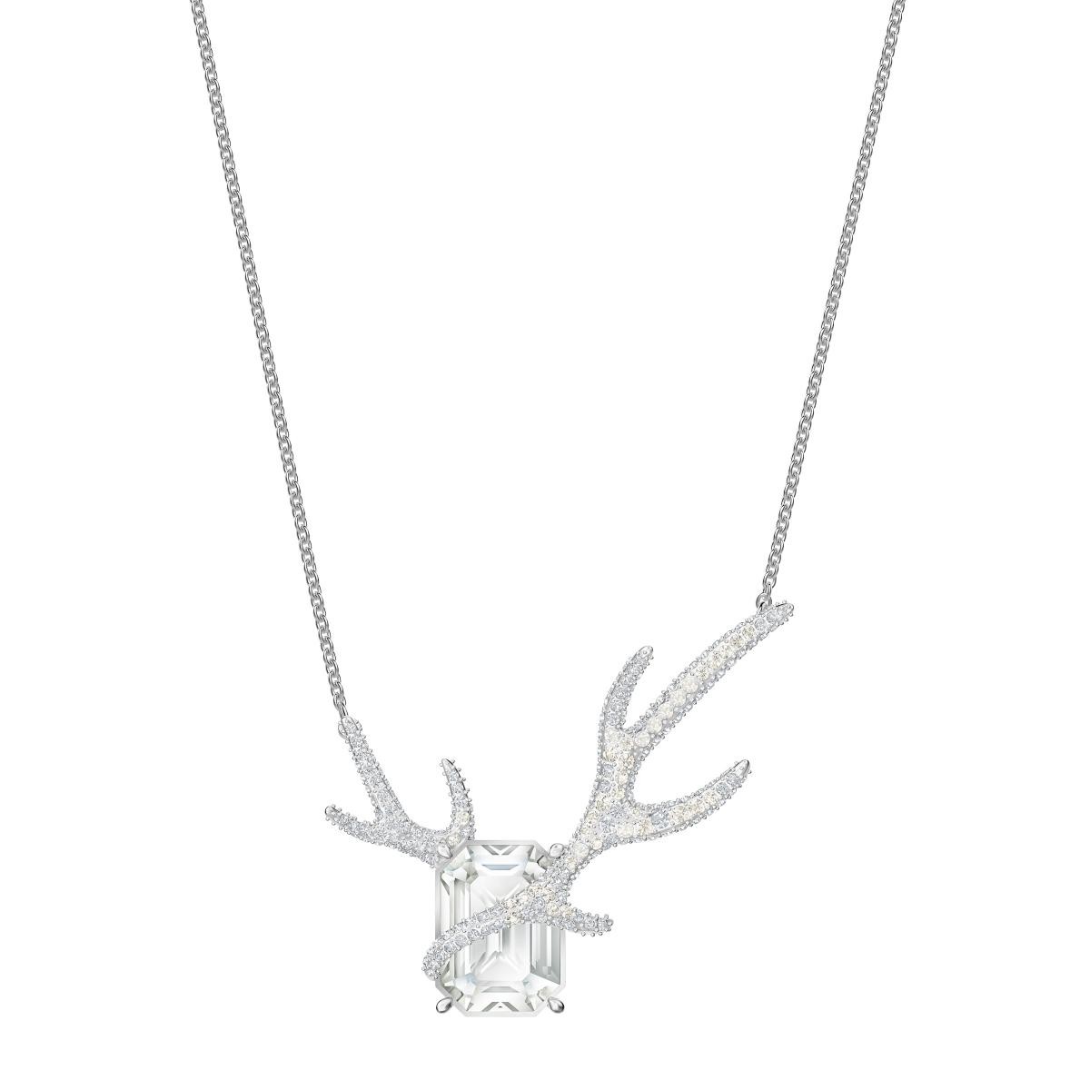 Promo : Collier et pendentif Swarovski 5497638 - Polar Bestiary Métal Rhodié Argenté Hommage à la vi