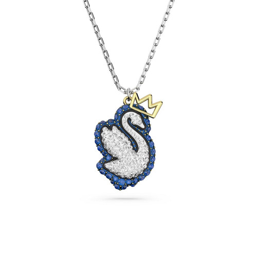 Swarovski Bijoux - Collier Femme Swarovski - Collier Bleu avec Pendentif