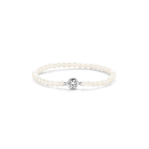 Bracelet Ti Sento 2775PW - Bracelet Argent Blanc Perle Femme