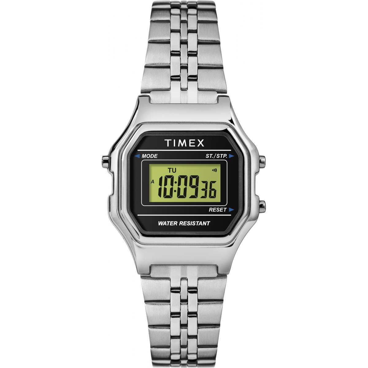 Promo : montre Timex montres Retro Digital TW2T48600 - montre Femme