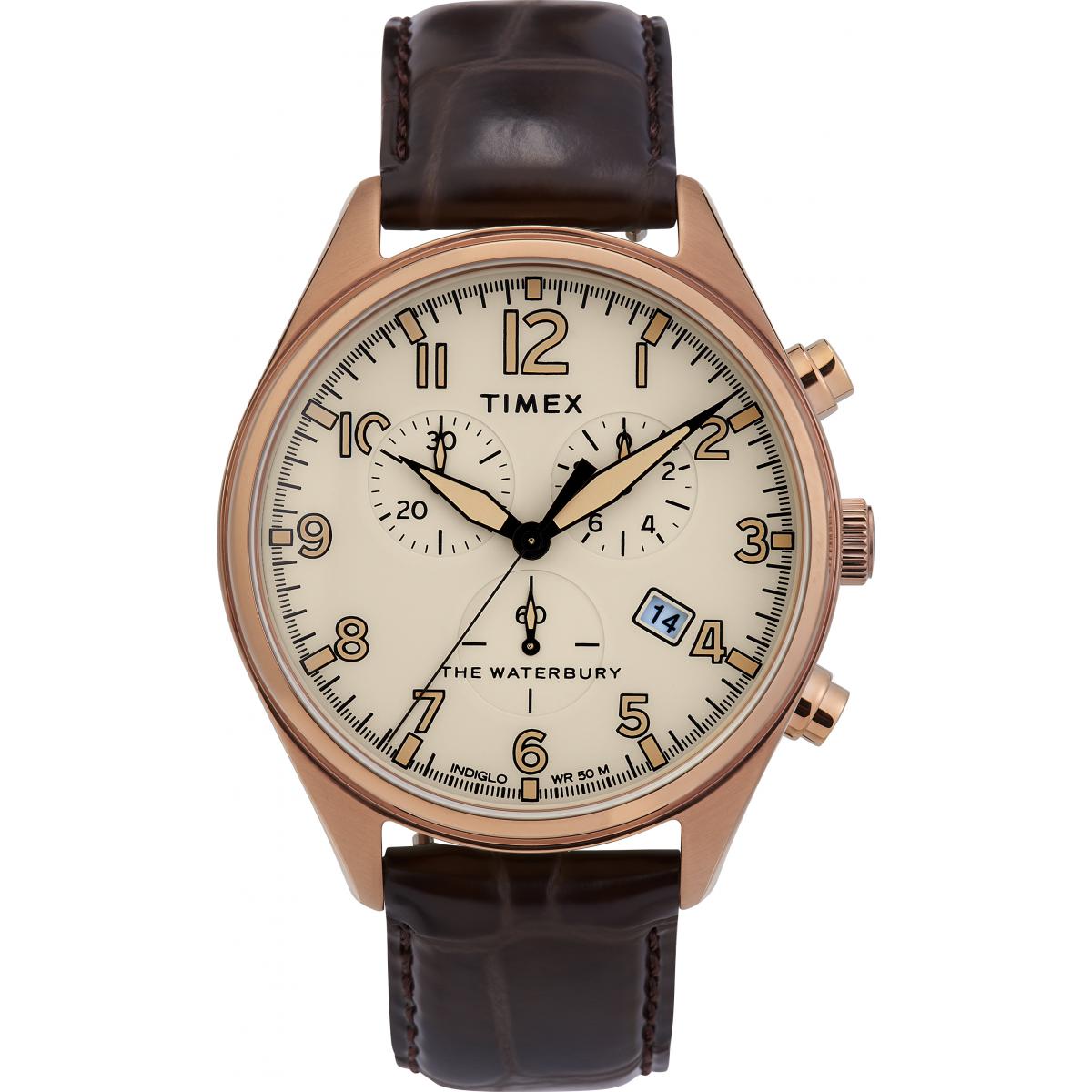 Promo : montre Timex montres Waterbury 3G Chronograph TW2R88300 - montre Homme