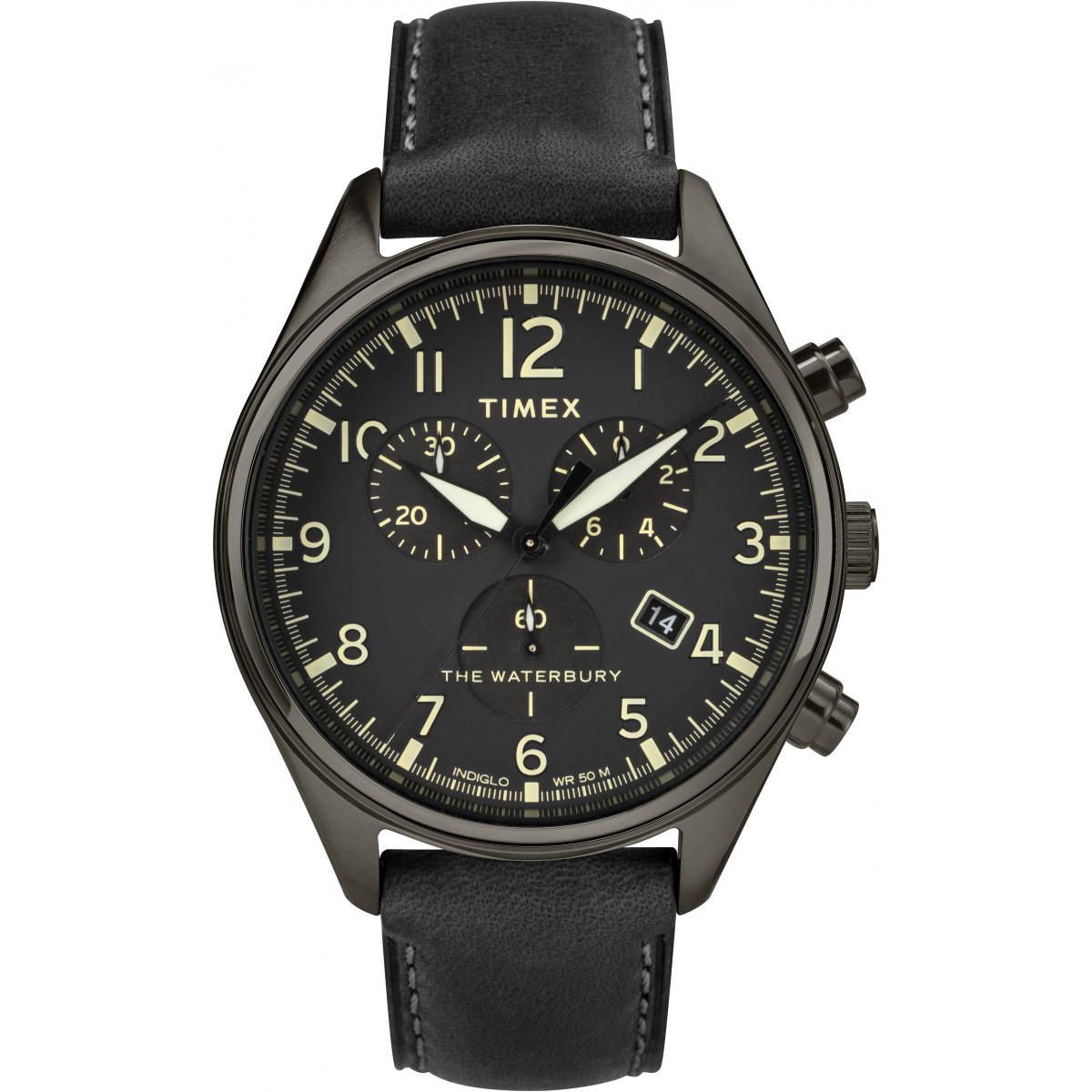 montre Timex montres Waterbury 3G Chronograph TW2R88400 - montre Homme