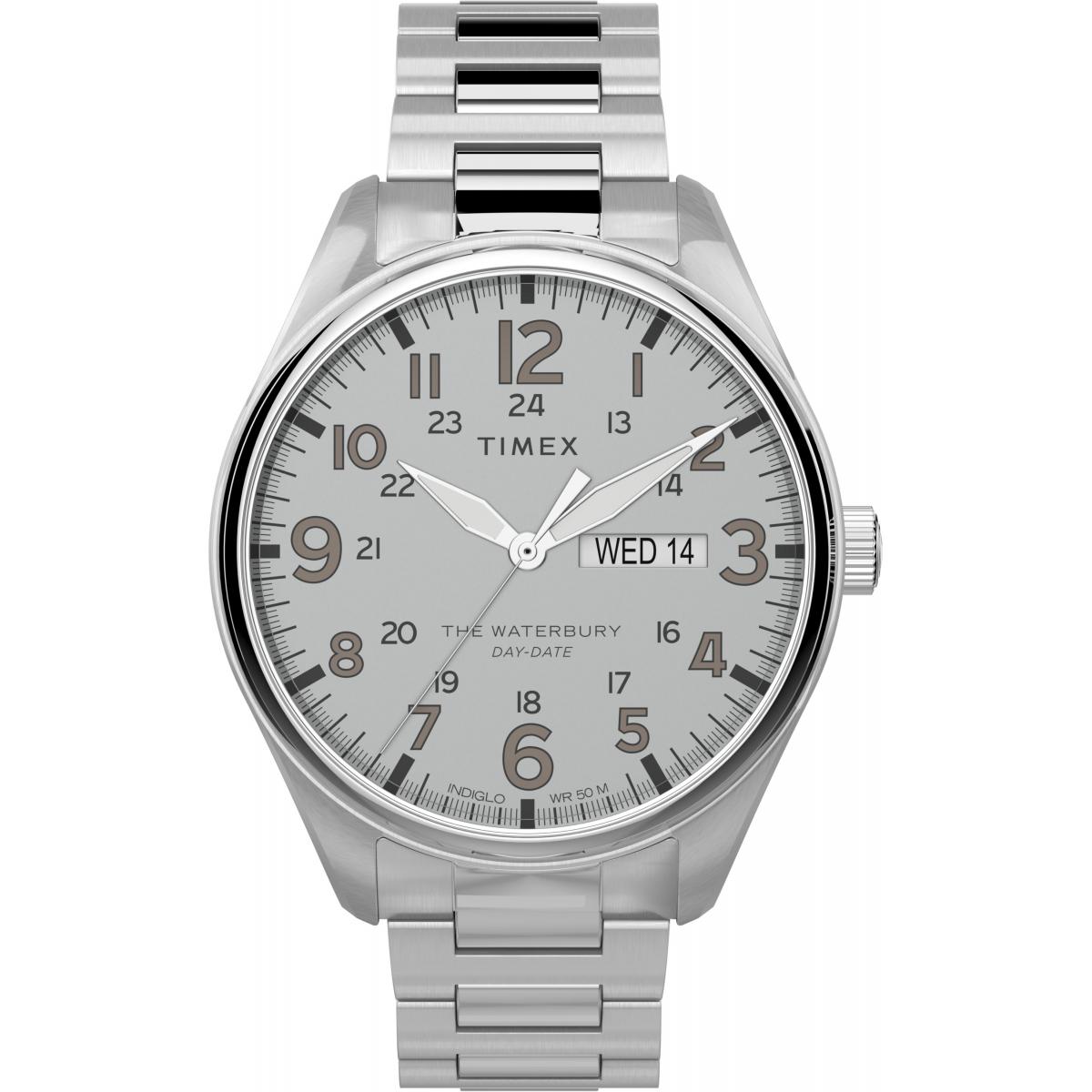 Promo : montre Timex montres Waterbury Traditional Day Date TW2T70800 - montre Homme