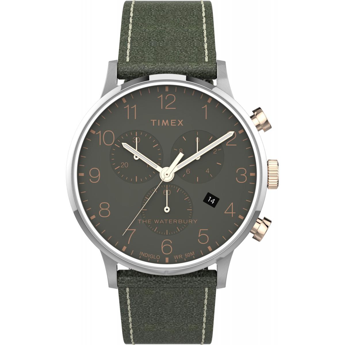 Promo : montre Timex montres Waterbury Classic Chrono TW2T71400 - montre Homme