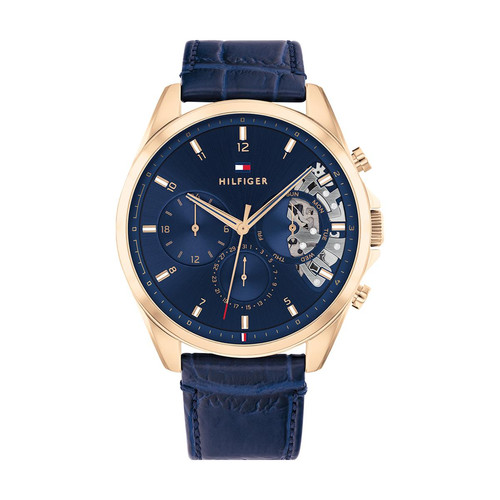Tommy Hilfiger Montres - Montres homme  Tommy Hilfiger Montres BAKER 1710451 - Montre Bleue