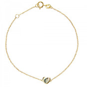 Bracelet Vertigo LOVE ME-OR JAUNE - Bracelet Acier Diamant Jaune Femme
