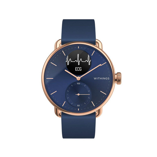 Withings - MONTRE CONNECTÉE WITHINGS SCANWATCH 38MM ROSE GOLD BLUE - Withings montres
