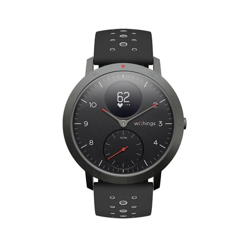 Withings - MONTRE CONNECTÉE WITHINGS STEEL HR SPORT BLACK - Montre Binaire