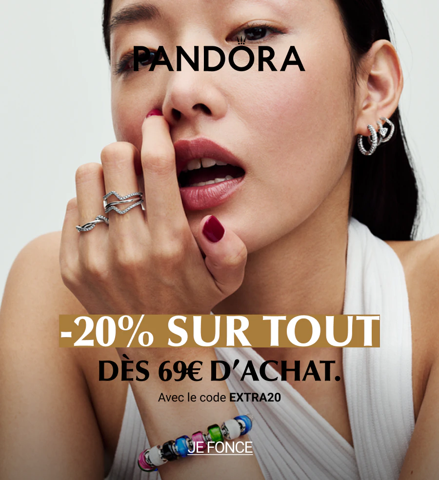 Pandora : -20% sur tout ! 