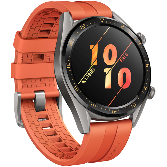 Huawei - Watch GT Active - Orange - Montre connectee homme