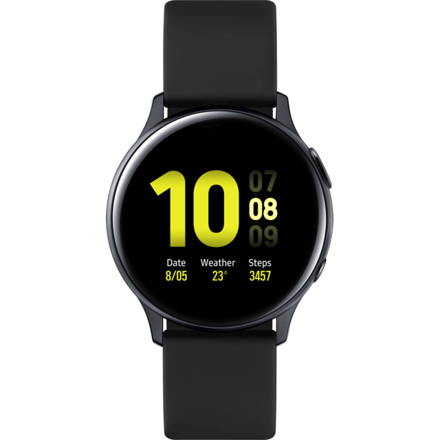 Samsung - Galaxy Watch Active 2 - 40 mm - Alu Noir Carbone - Bracelet Noir - Montres samsung