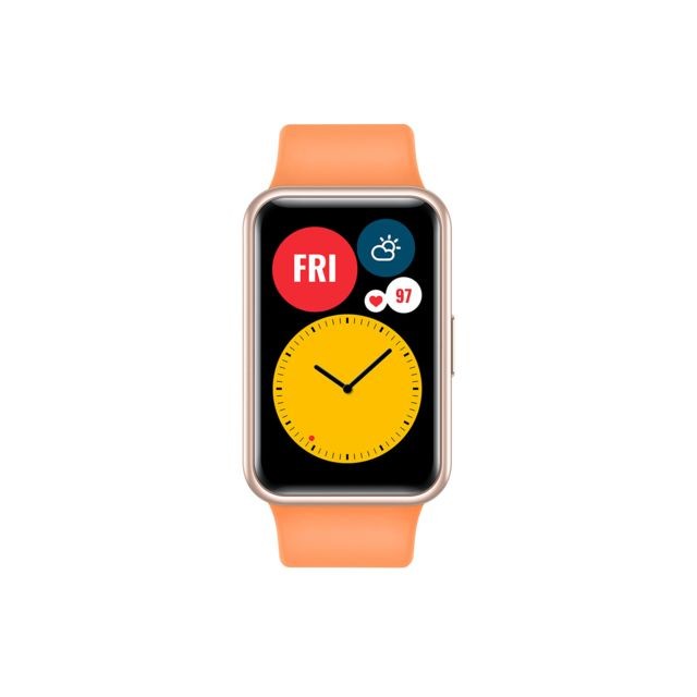 Huawei - Watch Fit - Orange - Montre connectee homme